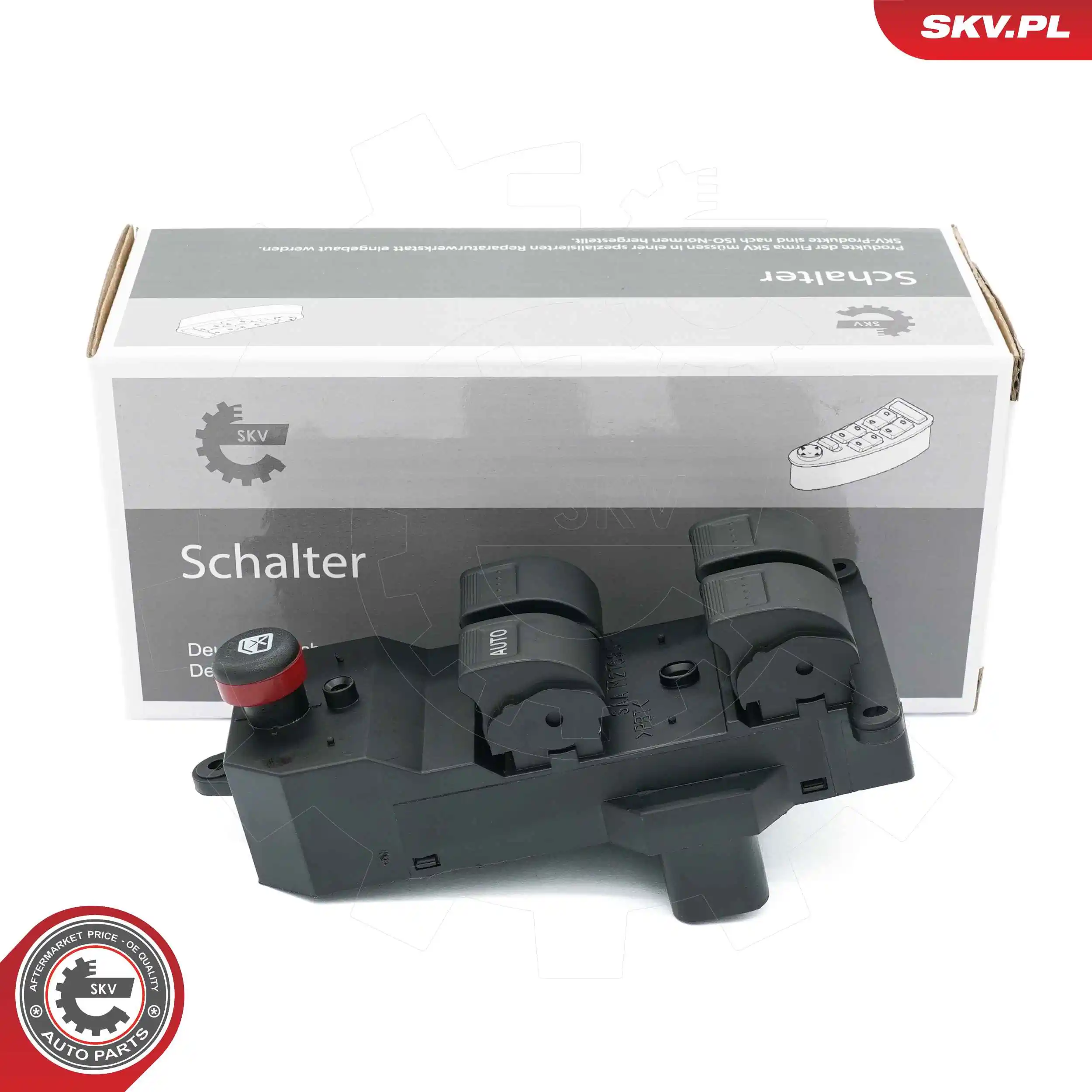 Switch, window regulator